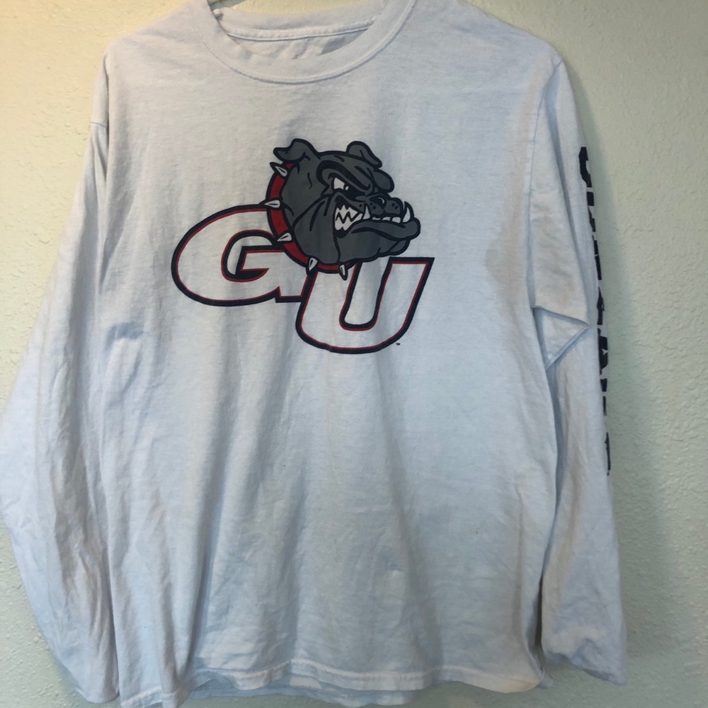Champion Gonzaga University white long sleeve